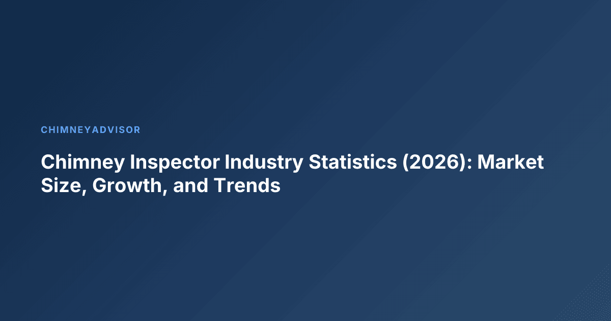 Chimney Inspector Industry Statistics (2026): Market Size, Growth, and Trends